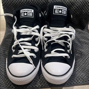 Converse All Star Black Canvas Sneakers
